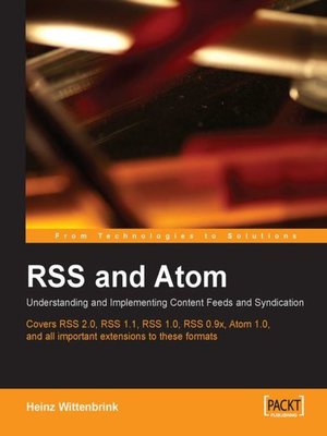 cover image of RSS and Atom